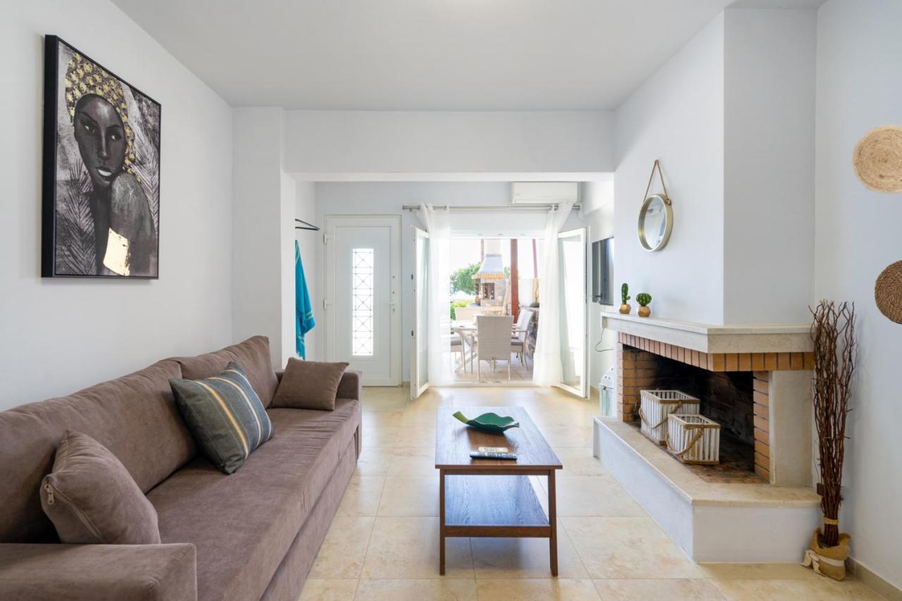 Blue Coast House Villa Goudhouros Luaran gambar